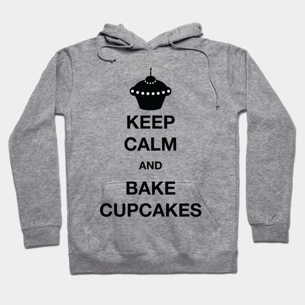 Keep Calm and Bake Cupcakes Hoodie by One2shree